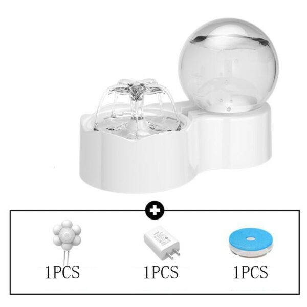 Automatic Cat Water Fountain With Faucet